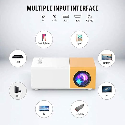 Portable Mini Home Theater LED Projector