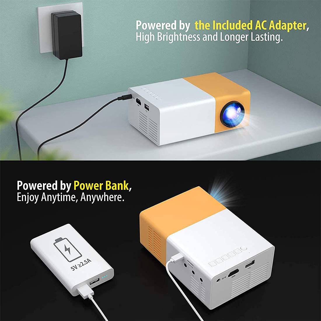 Portable Mini Home Theater LED Projector