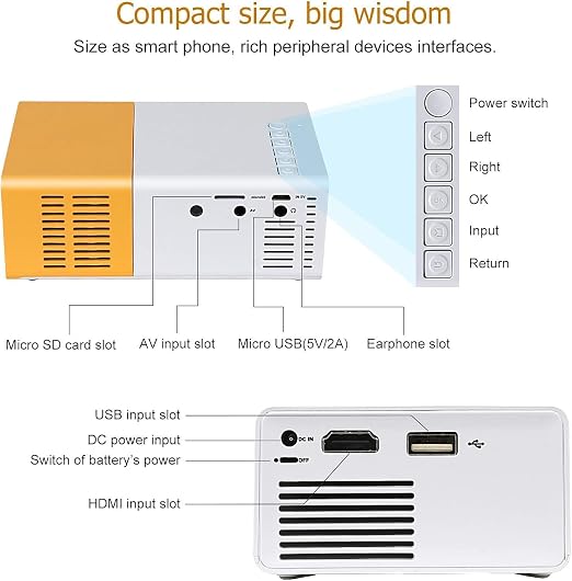 Portable Mini Home Theater LED Projector